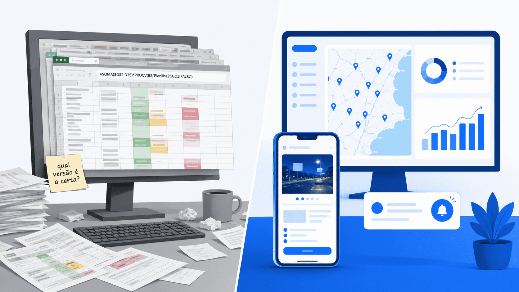 Hivestr vs. Planilha Excel: por que a planilha que te salvou está te limitando agora