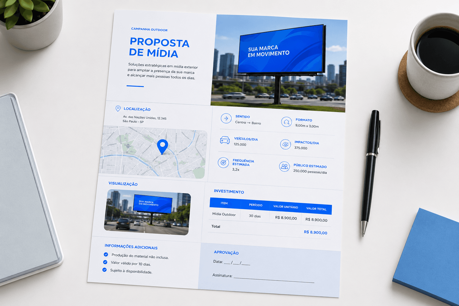 Cómo armar una propuesta comercial de OOH que cierra contratos
