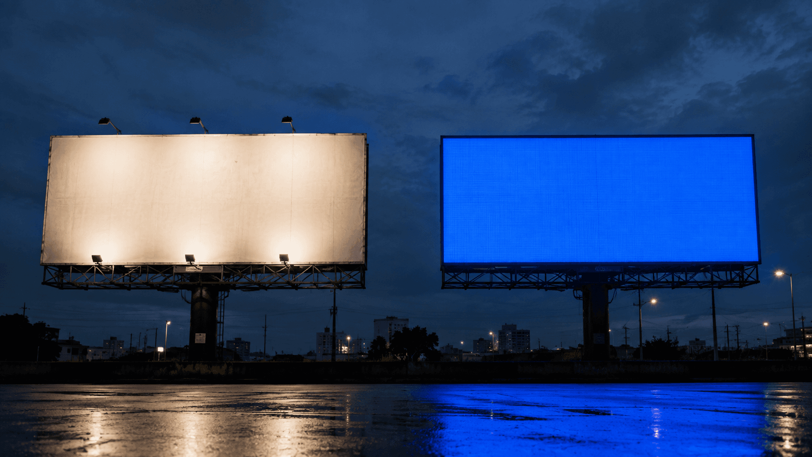 Não, todo outdoor não vai virar painel de LED.