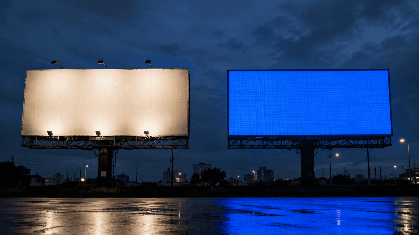 No, every billboard is not going to become an LED panel.