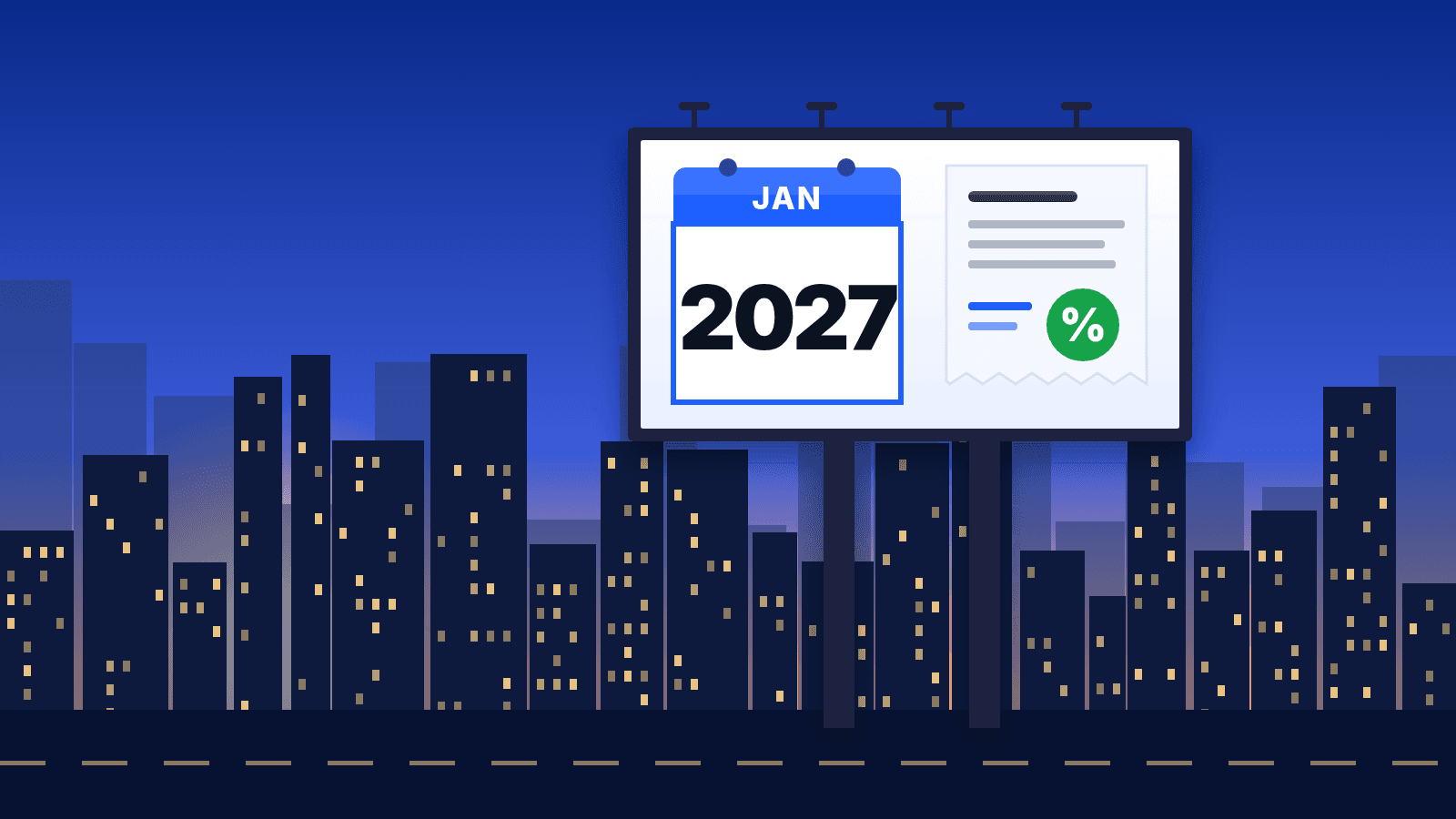 Reforma tributária em 2027: o que muda para a exibidora de mídia exterior