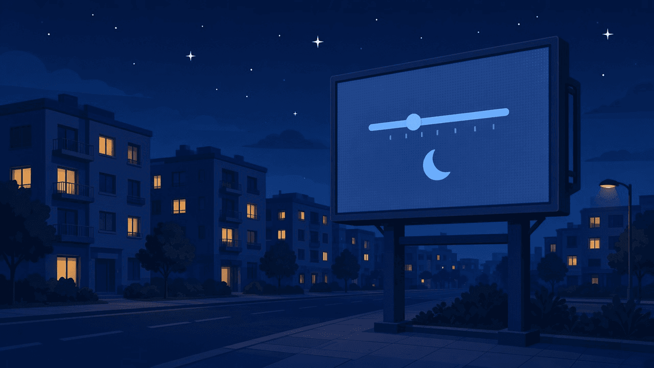 Brillo de la pantalla LED de noche: la regla que ya llegó a Río y ahora se debate en Maringá