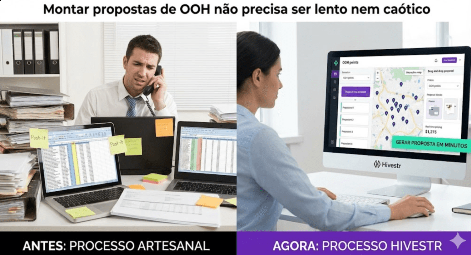 Montar propostas de OOH não precisa ser lento nem caótico