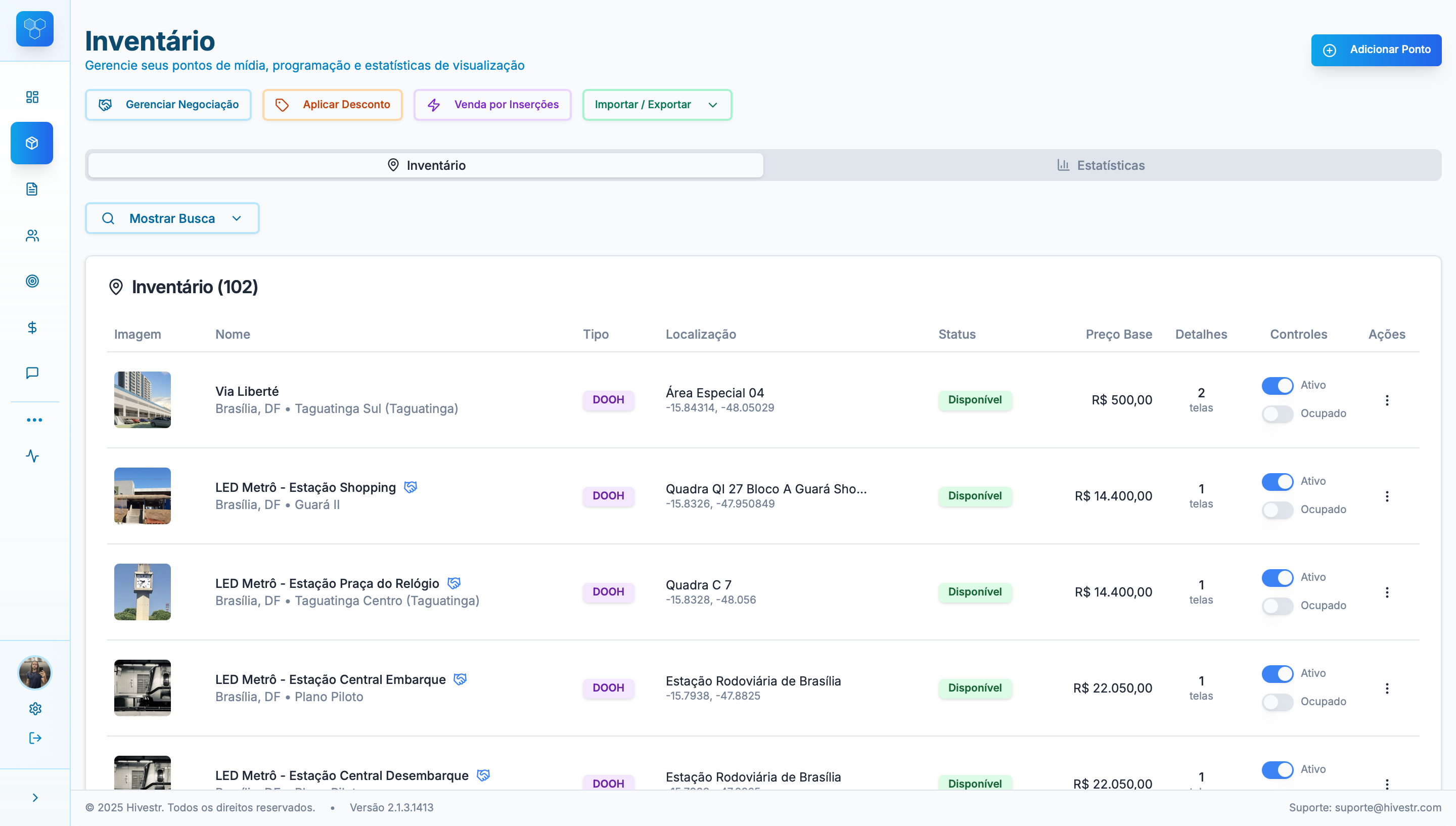 Gestão de Inventário